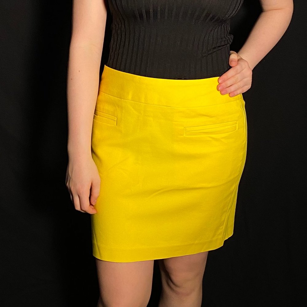 Calvin Klein Yellow Skirt